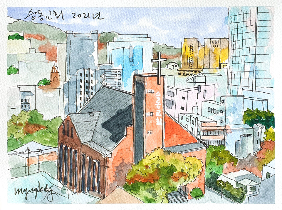 승동교회_장명근 그림